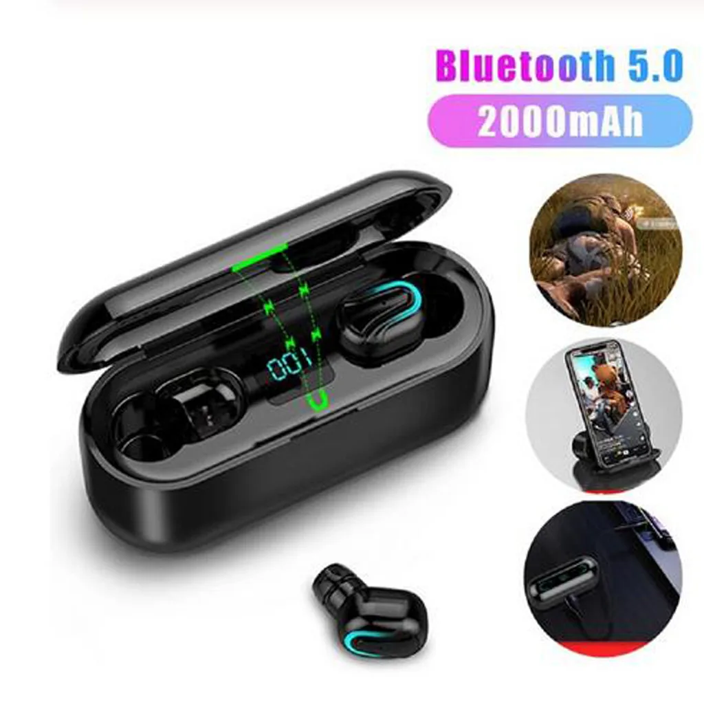 TWS Bluetooth наушники с микрофоном светодиодный дисплей беспроводные Bluetooth наушники шумоподавления гарнитуры 19Oct25
