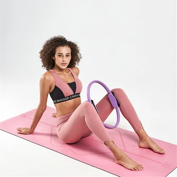 

Professional Yoga Circle Pilates Sports Weight Loss Fitness Magic Ring Pelgrip Exercise Ring Home Gym Bodybuilding Accessories