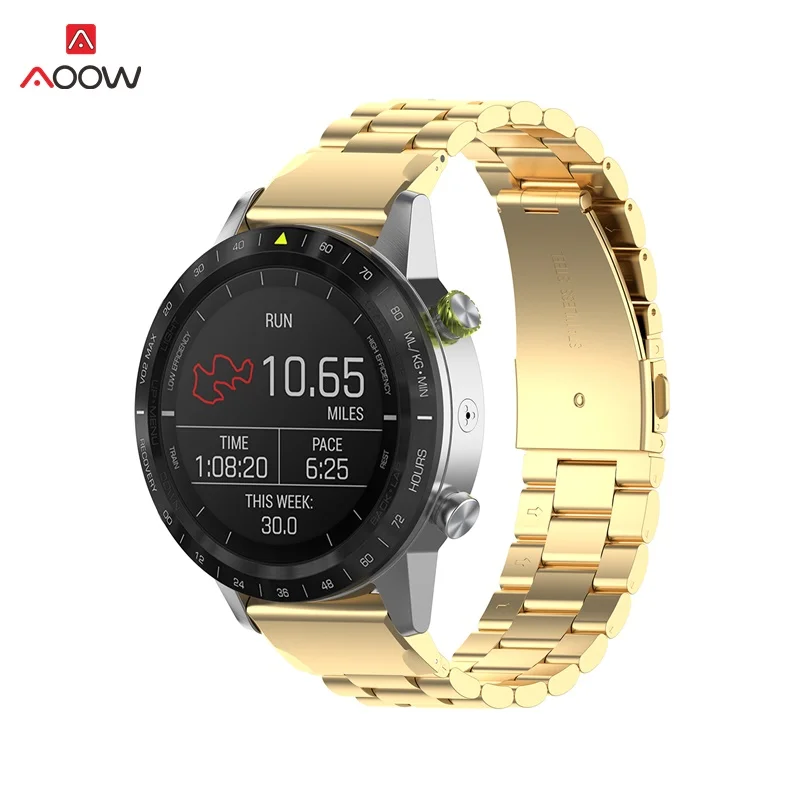 Ремешок для часов из нержавеющей стали для Garmin Fenix 6X5X5 5S Plus HR Forerunner 935 Watch Quick Release Easy fit наручный ремешок 20 22 26 мм