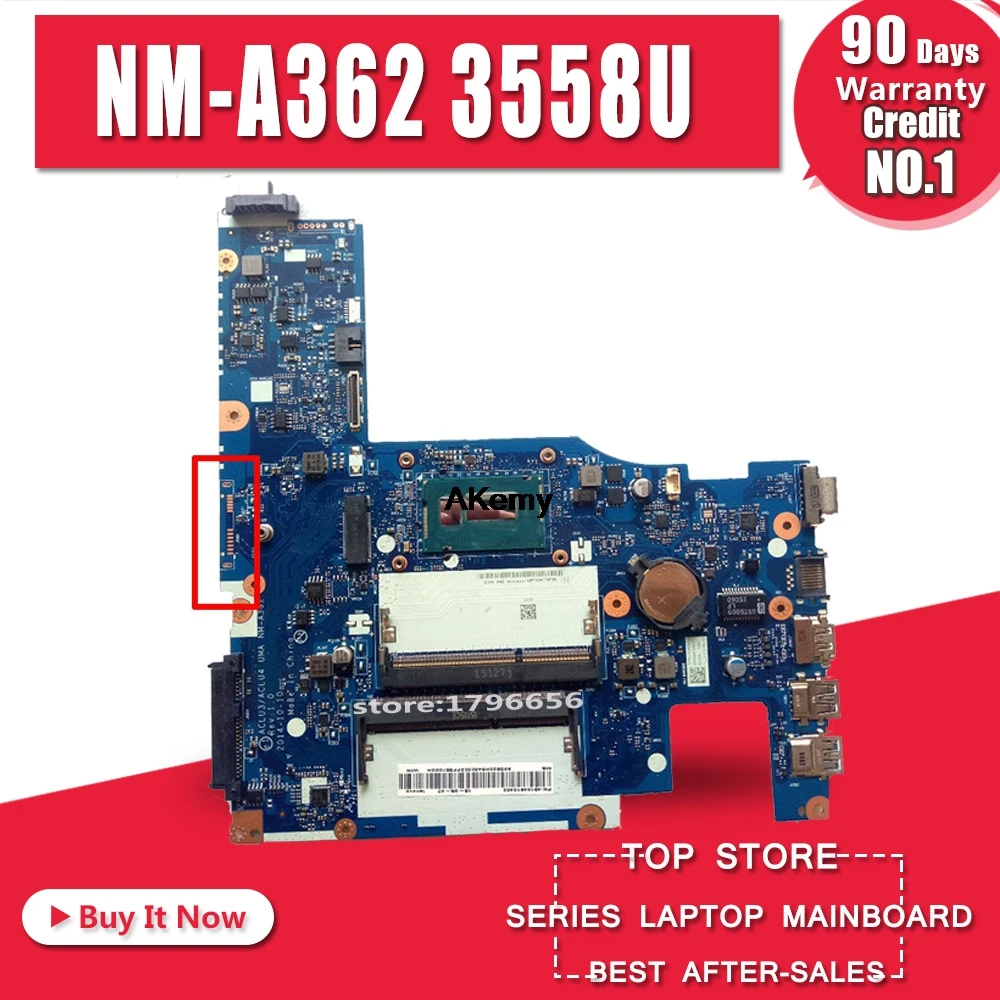 ACLU1 ACLU2 UMA NM-A272 NM-A362 для lenovo G50-70 Z50-70 G50-80 материнская плата портативного компьютера с 3558U