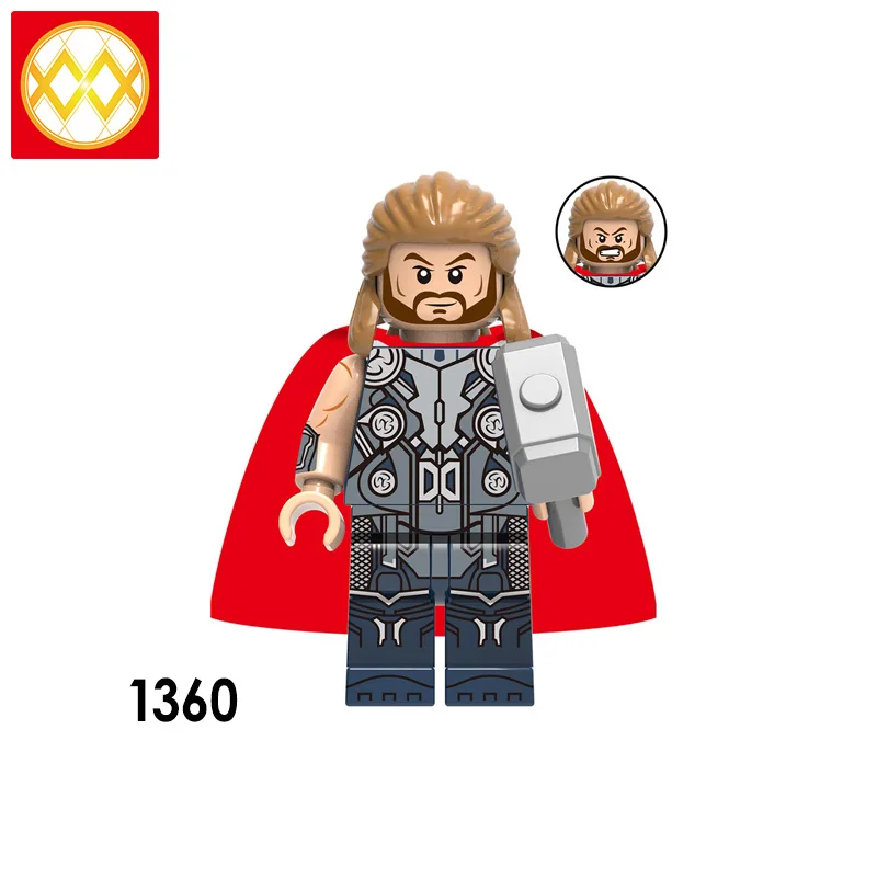 20 штук WM793 пьянство Бро Тор с бородой Мстители Marvel Fat Thor с Cola Модель Коллекция строительные блоки детские игрушки - Цвет: xh1360