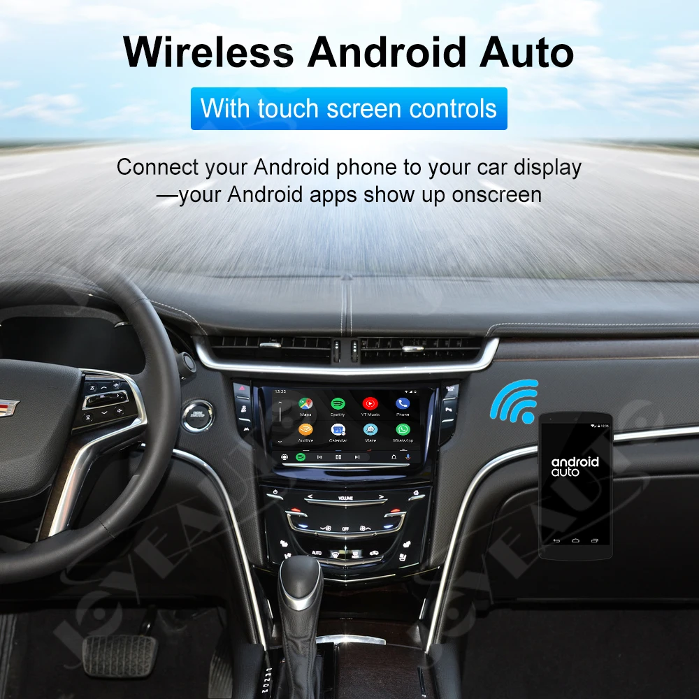 JoyeAuto беспроводной Carplay для Cadillac ATS CTS XT5 XTS SRX 2014 2017 Android автомобильный умный модуль