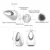 Портативный Микротоковый Массажер для Подтяжки Кожи Mini LED Photon Vibration Face Lifting Device Anti-wrinkle Remover Skin Care