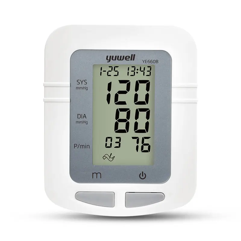 Yuwell 660B монитор кровяного давления большой ЖК-дисплей манжета медицинский медсестер устройство Сфигмоманометр кровяного давления домашнего здоровья