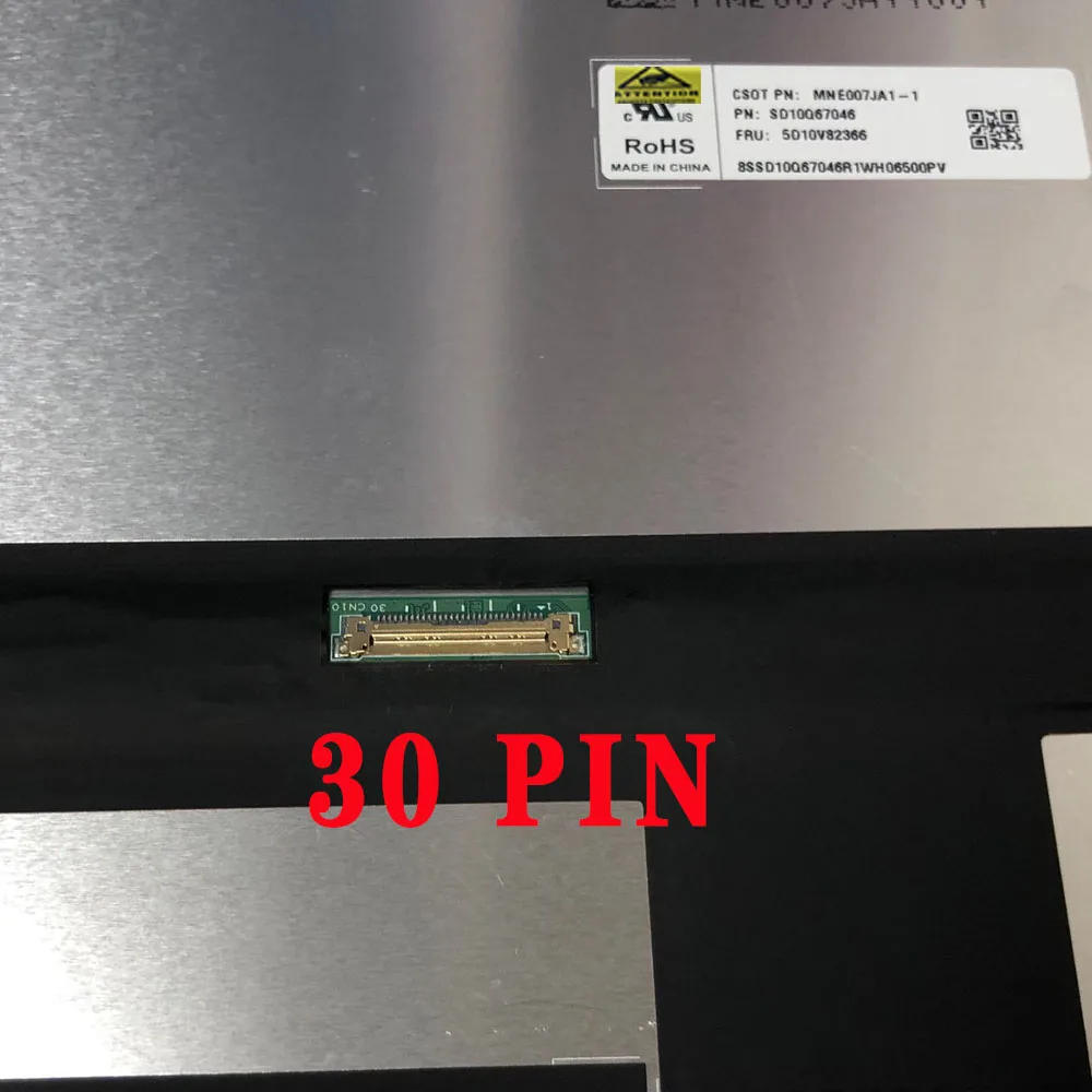 14.0 Inch 1920x1200 Fhd Lcd Screen Tp00129a Mne007ja1-1 Fru  