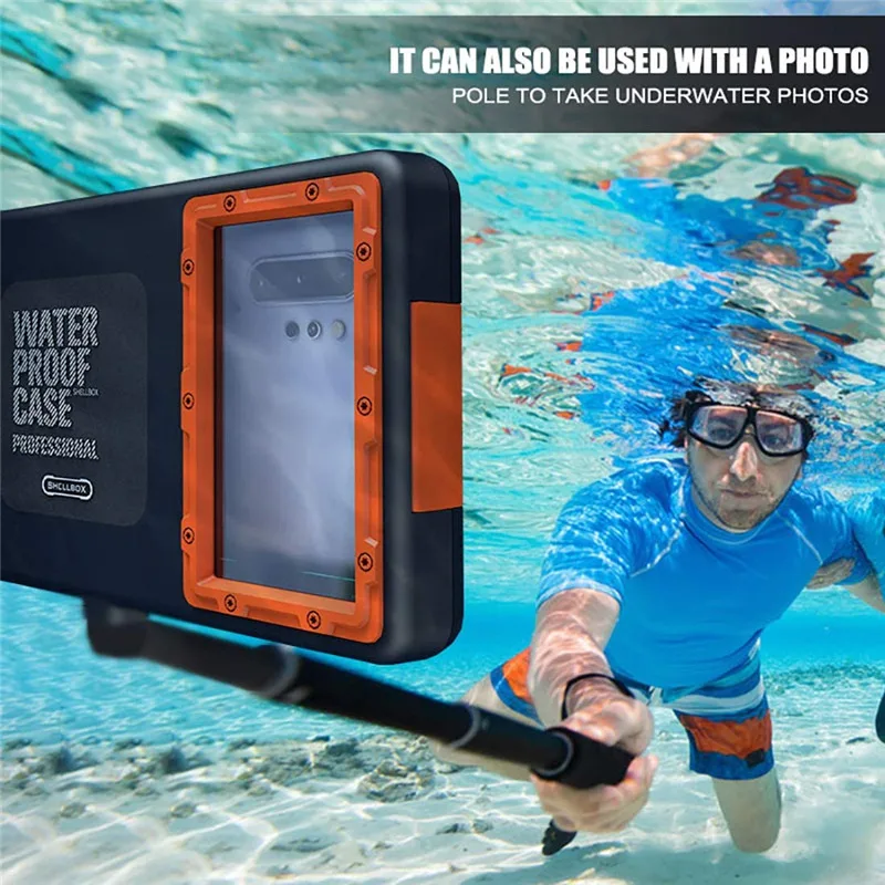 iphone 12 pro max clear case Waterproof 15 Meter Diving Case for iPhone 11 12 13 pro Max Mini 6 6s 7 8 Plus X XR XS Max Under Water Swimming Case for Samsung iphone 12 pro max cover