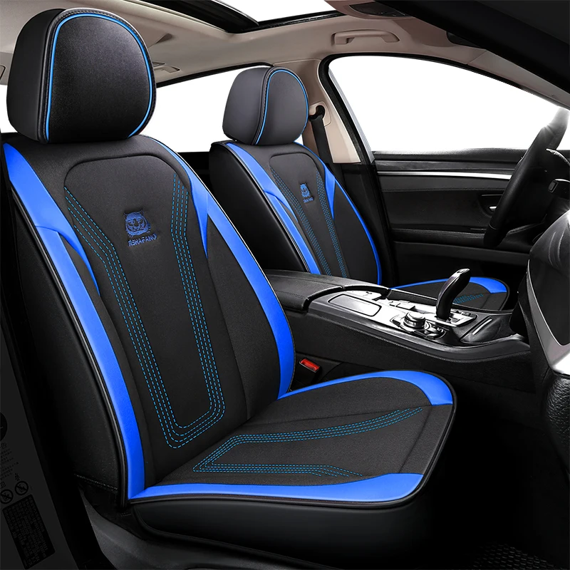 Leather & Flax Universal Car Seat Cover For Kia Rio Morning Stinger