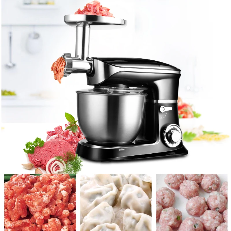 Multifunctional mixer 7L electric mixer with juicer with meat grinder Household blender used in the kitchen