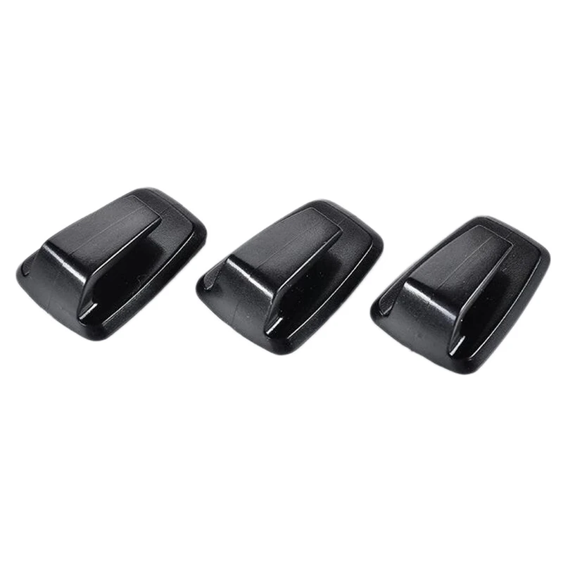 

3 Pieces / Set ABS Plastic Car Convenient Mini Hook Car Hanger Black Car Car Glasses Bag Wrench Adhesive Type
