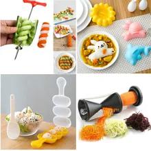 Детская шлифовальная пищевая добавка для детского питания, спиральная овощерезка, украшение для еды, детский ланч-набор «сделай сам», форма, кухонные инструменты