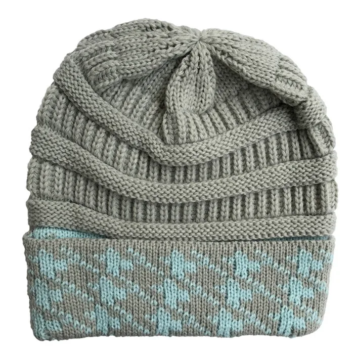 Light Gray Зимние шапки Wo мужские s Beanie Теплые, вязаные шапки s Beanies унисекс повседневные шапки Мужская хип-хоп Лыжная шапочка теплая шапка Рождественский подарок - Цвет: Light Gray