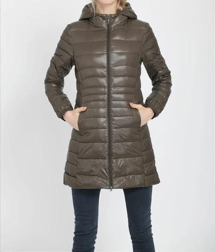 Mountainskin, зимний женский теплый пуховик, 7XL, ветронепроницаемые, для альпинизма, кемпинга, треккинга, много цветов, сверхлегкие пальто VB107 - Цвет: Iron Gray