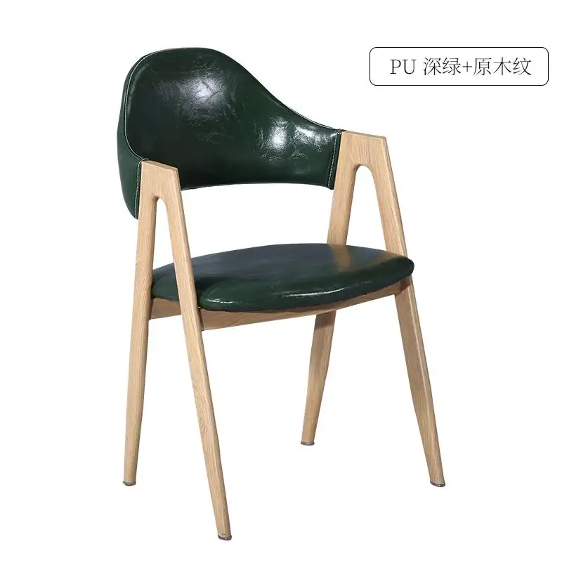 Стул для кафе, стулья для вечеринки, деревянный скандинавский обеденный стул, домашний простой стул, сетчатый красный стул для ресторана, чайного кофейня, столы и стулья - Цвет: Style 4