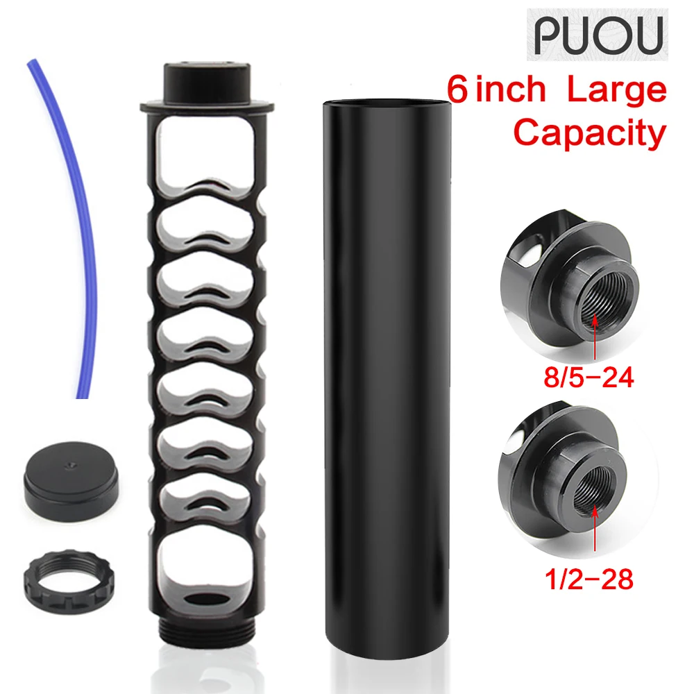 Новый алюминиевый топливный фильтр с растворителем 1/2 20 28 5/8 24 6inch small big 10 дюймовый