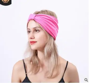 40 шт./лот DIY мульти Полиэстер Эластичность четыре сезона повязка на голову Ретро Спортивный Тюрбан Расширенная повязка для волос Инструменты для укладки HA854 - Цвет: 4
