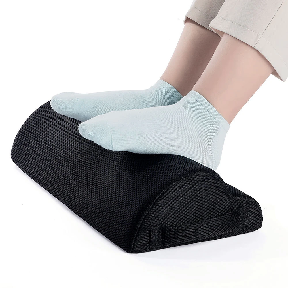 Ergonomic Feet Cushion Support Foot Rest Under Desk Feet Stool Pillow For Home Computer Work Chair Travel Footrest Massage