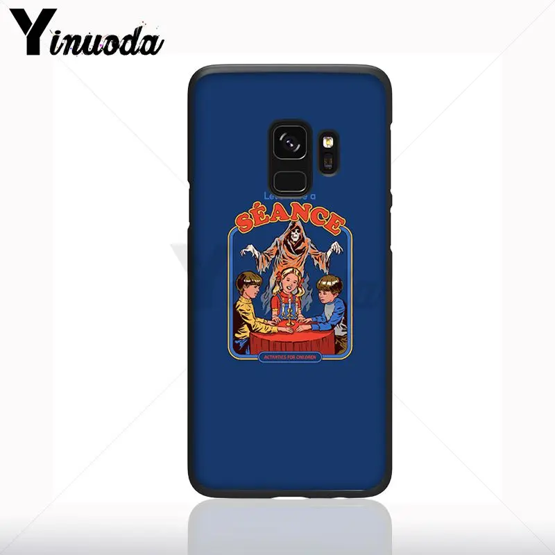 Lucu Halloween Setan Vintage Mari Kita Memanggil Setan Grafis Ponsel Case untuk Samsung Galaxy S10plus S9 S8plus A50 A70 A10 Ponsel