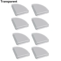 Soft Silicone Baby Corner Guards - Safety Edge Protection and Table Corner Protectors (8-Pack) (Transparent)