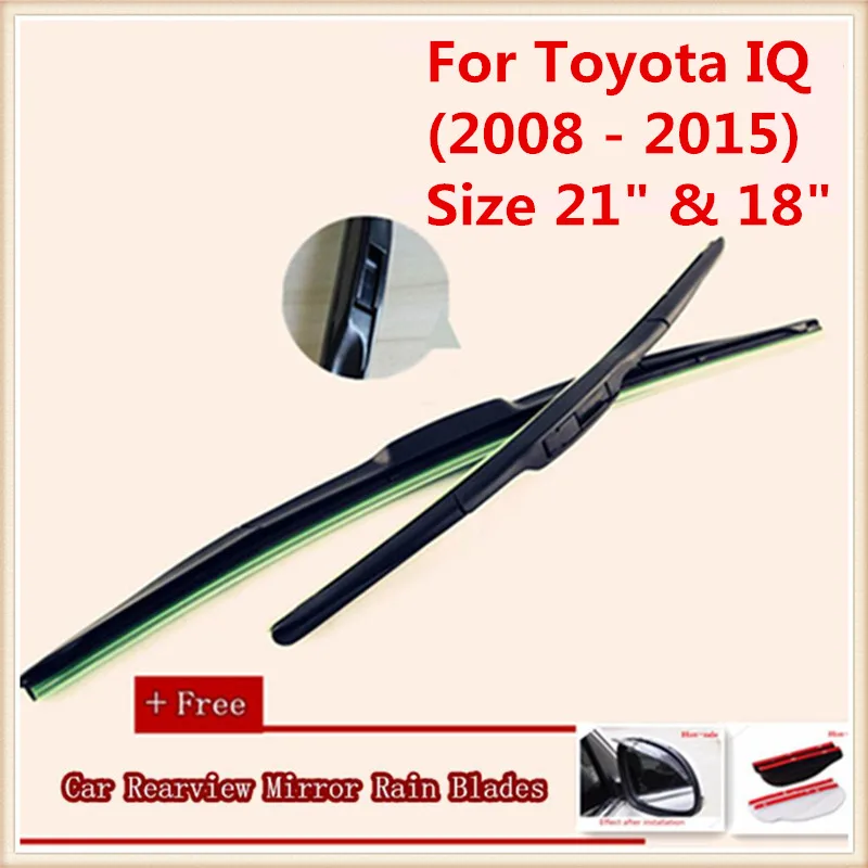 Car Windshield Wiper For Toyota IQ (2008 2015),Size 21" & 18