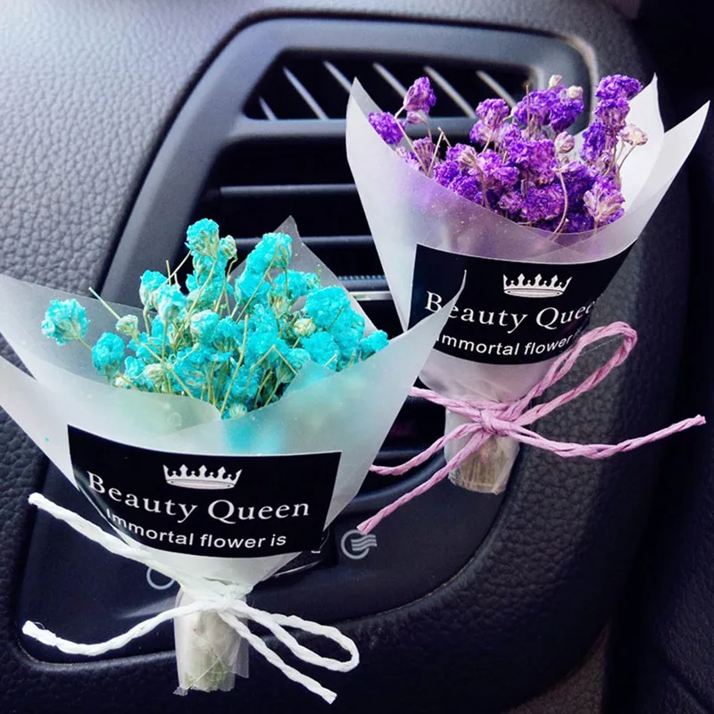 1 шт. универсальные, для салона автомобиля освежитель воздуха креативный вечный цветок кондиционер на выходе Духи красивые узоры