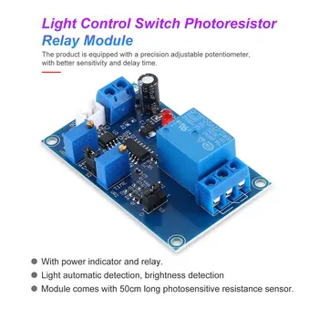 

Photosensitive Resistor Module HCW-M417 Automatic Brightness Control Switch Photoresistor Relay Module Detection Sensor