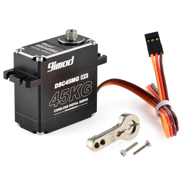 Hot 9imod Waterproof Servo DSC45MG 45KG 120 Degree Aluminum Case Digital Metal Gear HV Coreless Servo for RC Car Truck 3
