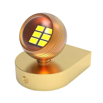 

12V To 24V Universal High Power Wide Angle Aluminum Alloy 360 Degree Adjustable Brake Signal Car Backup 6 Led Reversing Light