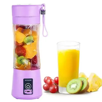 

Portable USB Fruit Juicer Shaker Bottle Electric Juicer Smoothie Maker Blender Mini Household Juicer