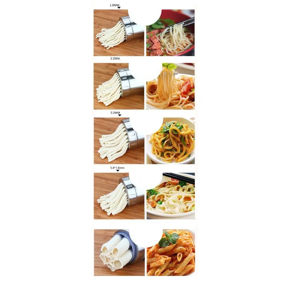 Manual Stainless Steel Noodle Maker Press Pasta Machine Crank Cutter Fruits Juicer Cookware Making Spaghetti Kitchenware