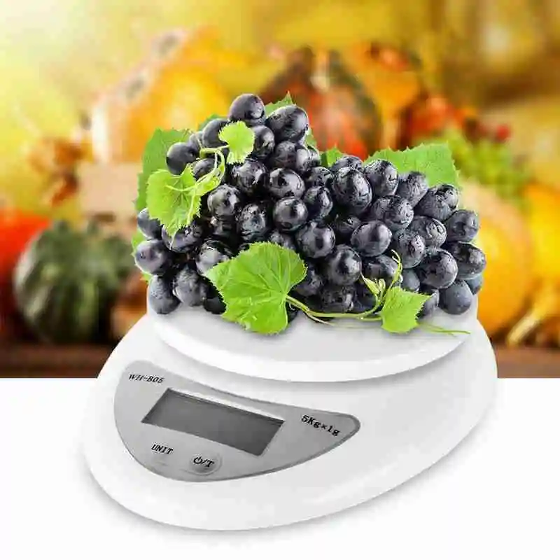 

New Mini Electronic Digital Kitchen Food Scale 5000G/1G Digital Scale Kitchen Food Diet Weight Scale Weight Scale
