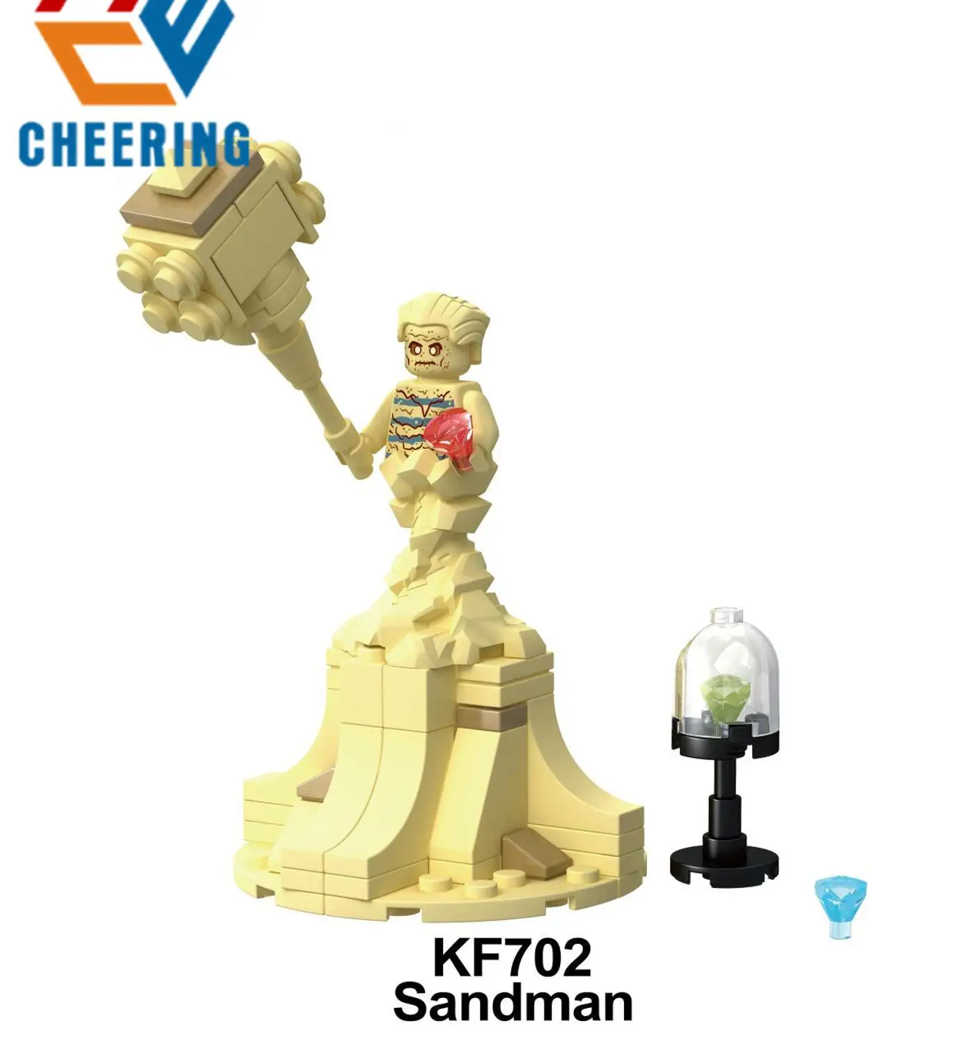 KF702 Without Box Одиночная супер героев строительные блоки Superboy Atom Smasher Matamorpho Экшн фигурки развивающий конструктор игрушки для детей KF695 - Цвет: KF702 Without Box