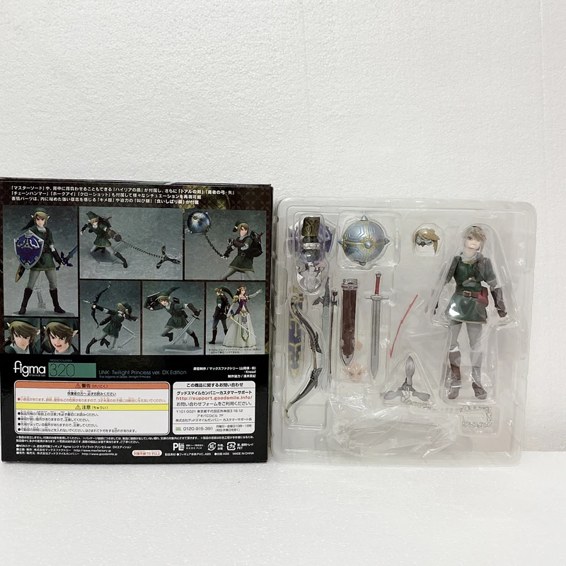 2 типа Zelda Skyward Sword Link Twilight Princess Figma 319 320 фигурка Коллекционная модель игрушки