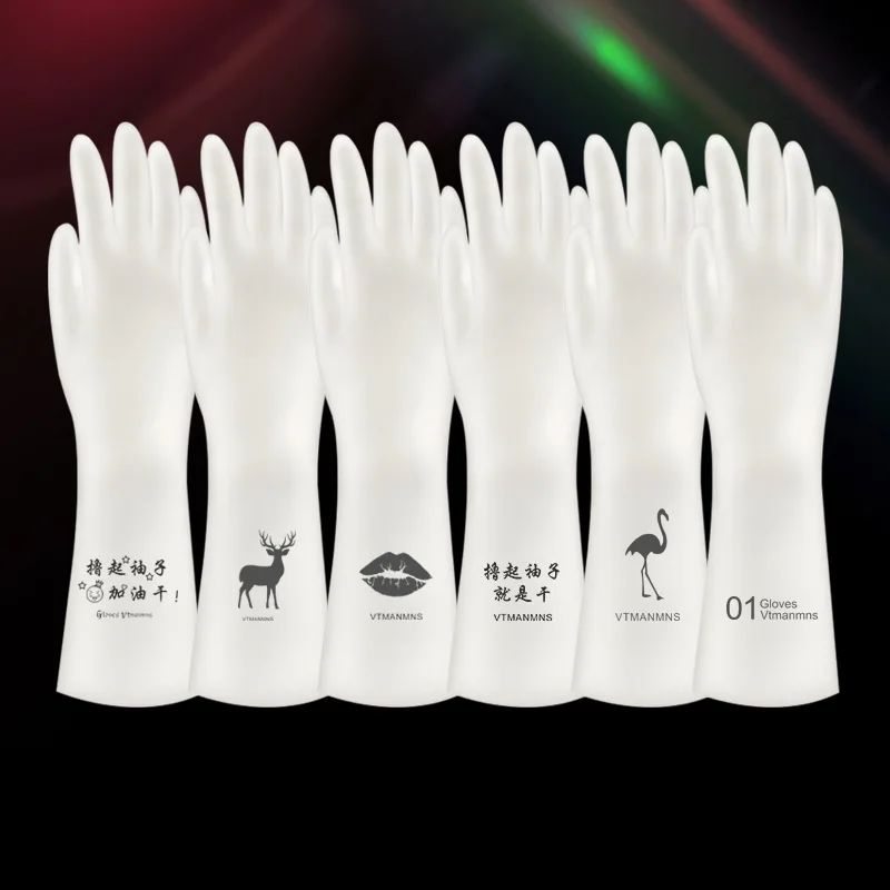 Washing-Gloves Dish Kitchen-Accessories Long-Sleeve Cleaning Household Wear-Resistant