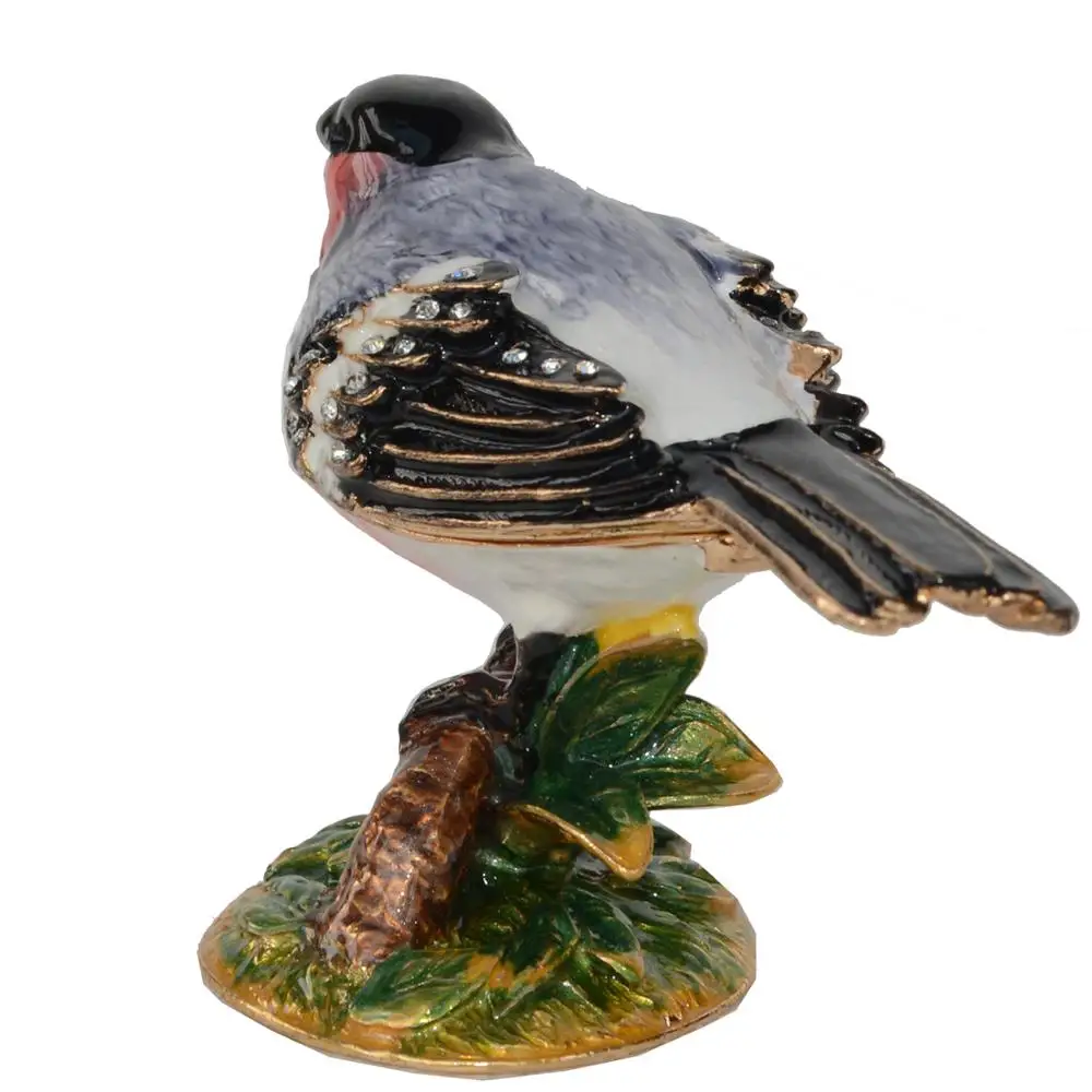 Mini Storage Boxes Bullfinch Bird Trinket Box