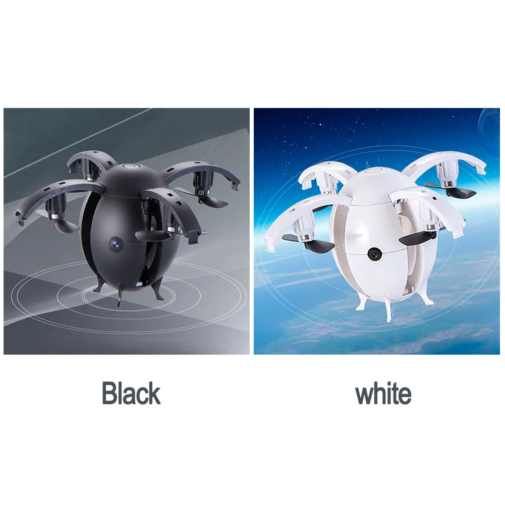 Blk Белый заряжаемый Складной Летающий яйцо 2.0MP Wifi Дрон RC Квадрокоптер для 668-A6HW