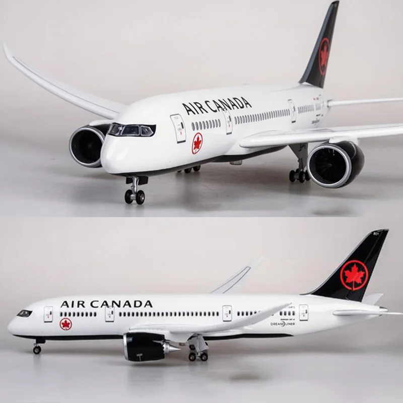47 см 1/130 масштаб самолет 787 B787 Dreamliner Канада авиакомпаний Модель W светильник &