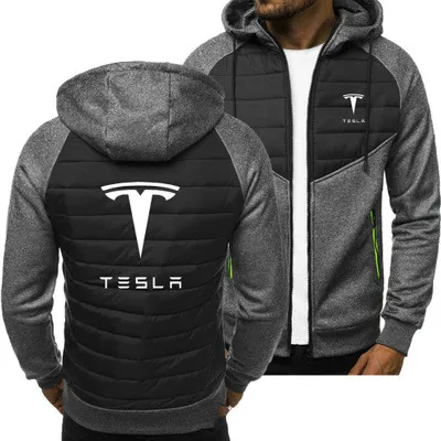 Новинка 2020 мужские толстовки Tesla куртка на весну и осень Повседневная Толстовка