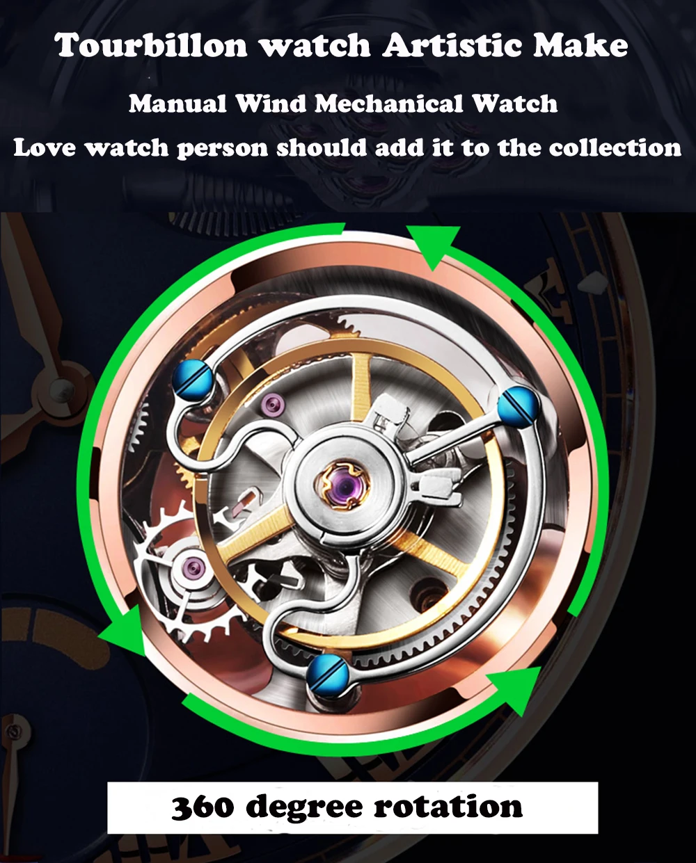 Aesop настоящие турбийон часы Мужские механические часы с скелетом Луна сапфир Золото Топ Бренд роскошные часы Relogio Masculino