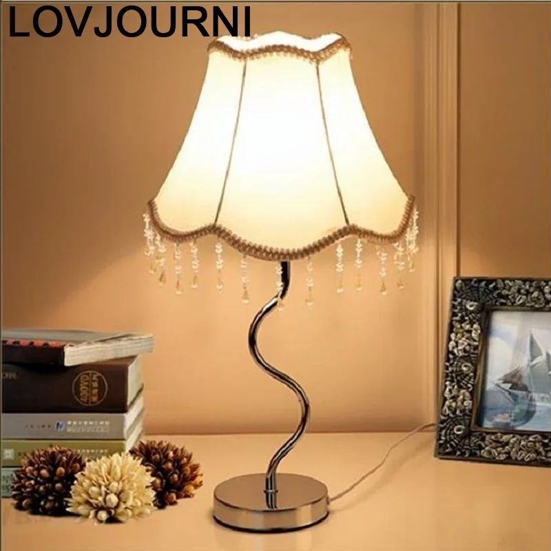 Tischlampe Noche Schemerlamp настольная лампа Европейского искусства Chambre Fille Deco дом Lampara De Mesa