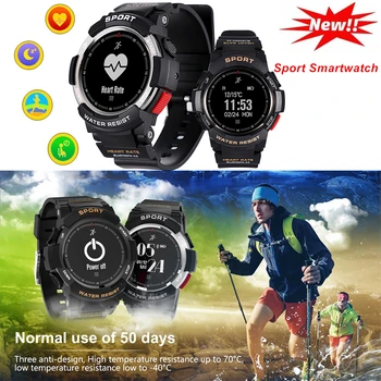 

Sport Smartwatch Men Waterproof Bluetooth 4.0 Heart Rate Measure Pedometer Fitness Tracker Smart Watch For IOS Android Saatler