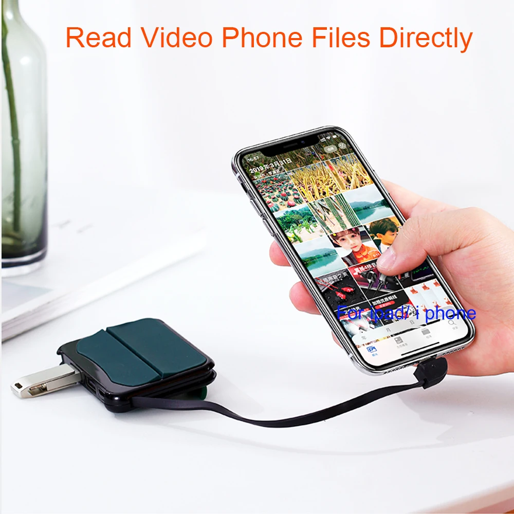 USB адаптер 4 в 1 для Iphone IOS 13 Lightning на USB|Переходники и адаптеры| |