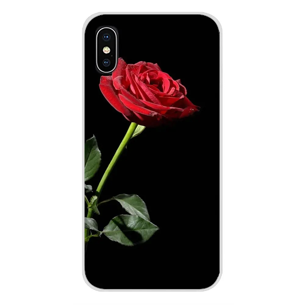 Для samsung A10 A30 A40 A50 A60 A70 Galaxy S2 Note 2 3 большое ядро Prime прозрачный чехол из материала tpu красивый садовый красные розы цветы - Цвет: images 8