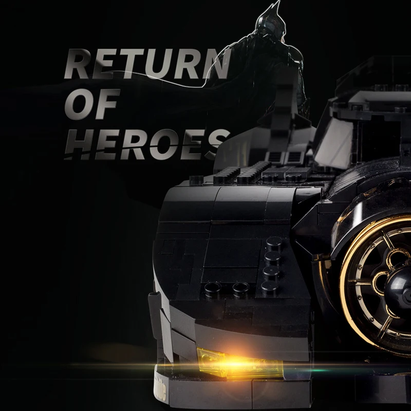 Decool 7144 The Ultimate Batmobile совместимый с Legoing автомобильный набор Bulding блоки MOC 15506 DC
