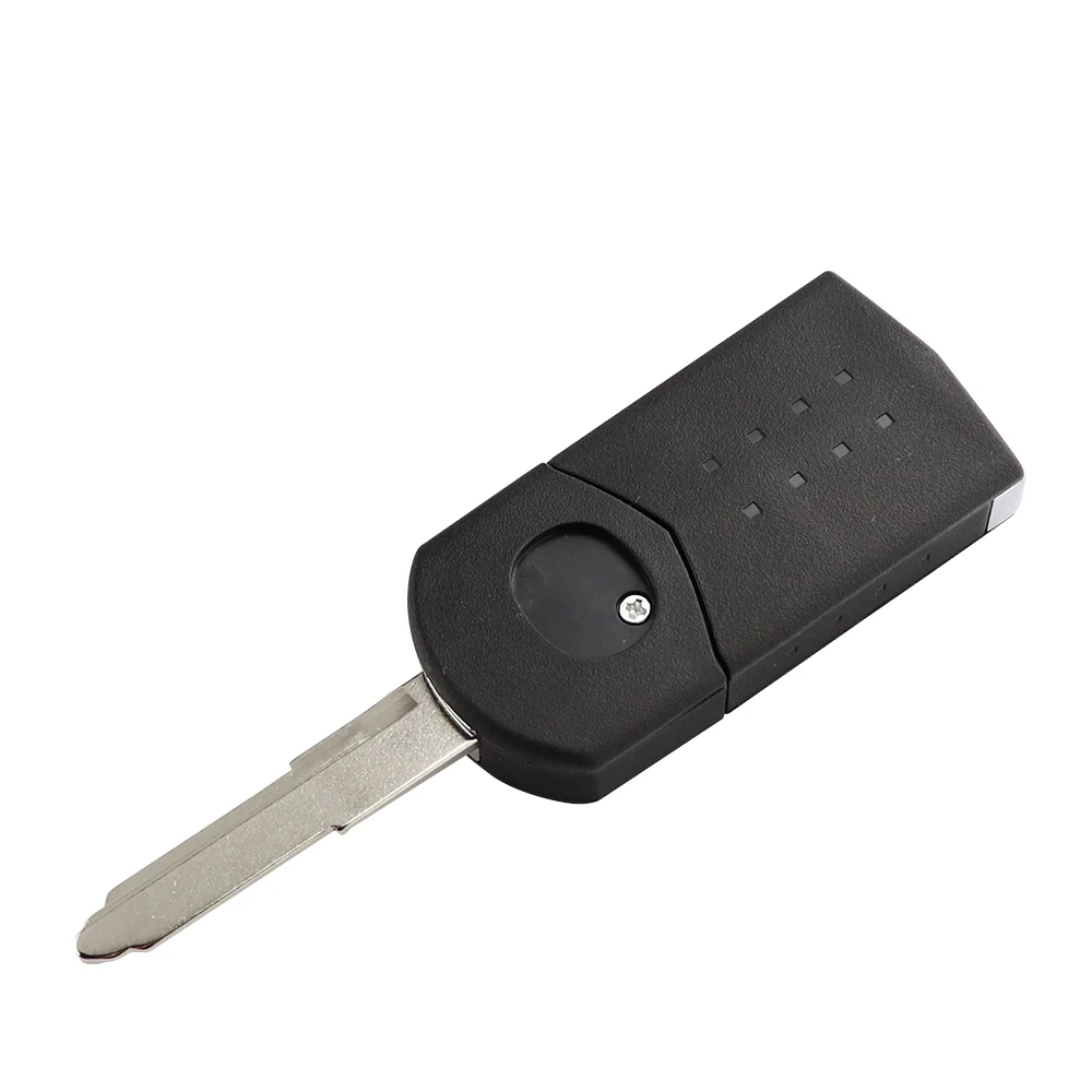 Keyforkess3/4 pulsante Flip pieghevole a distanza chiave dell'automobile Shell custodia di ricambio con lama non tagliata per Mazda 3 5 6 M6 RX8 MX5 CX5 CX7 CX9 - H2c928d4258e14e13ab0bc55313a24ee5e