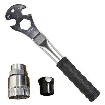 

Bike 15mm 24mm 9/16" Pedal Multi Wrench Heavy-Duty Spanner Repair Tool With Long Hand Comfortable Grip Feeling And Energy-saving