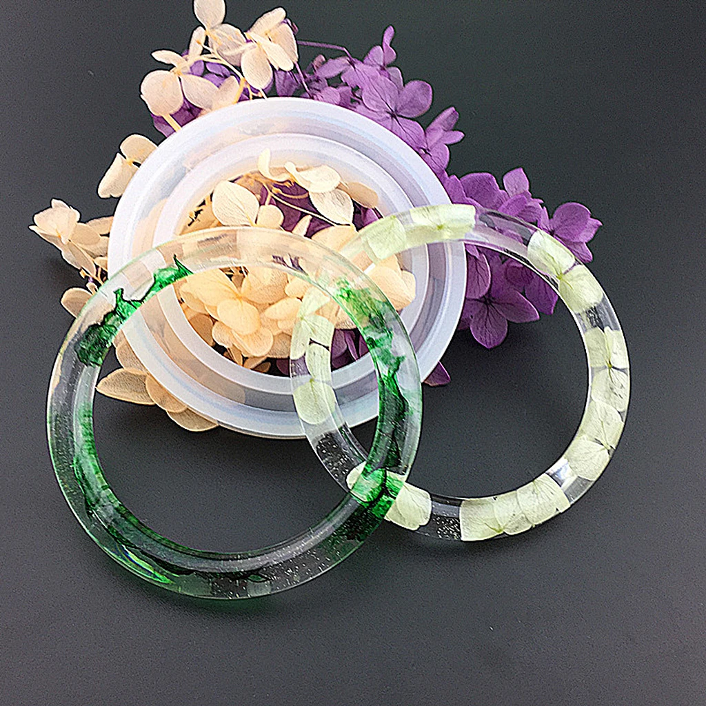 

3 Grade Clear Silicone Bangle Bracelet Mold Mold Mold DIY Jewelry Craft Making