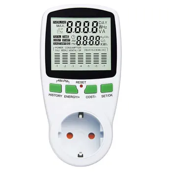 

Power Meters Digital Wattmeter Energy Meter Watt Monitor Electricity Cost Diagram Measuring Socket Analyzer With Diagram