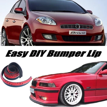 

Bumper Lip Deflector Lips For Fiat Linea Front Spoiler Skirt For Car View Tuning / Body Kit / Strip