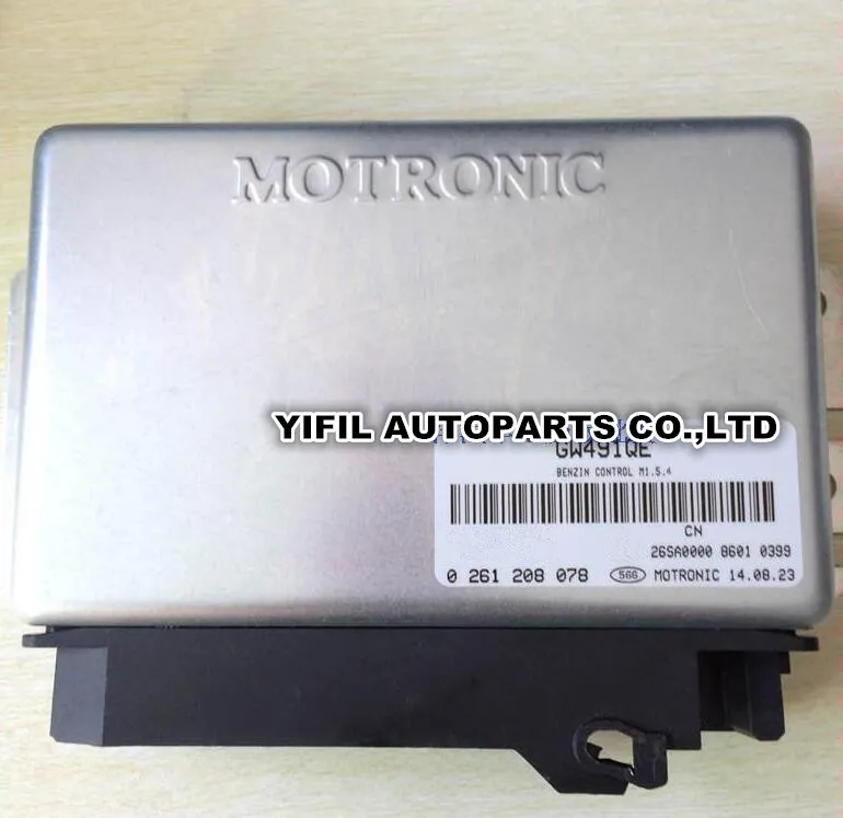 Компьютерная плата для автомобильного двигателя/M154 ECU/электронный блок управления/автомобильный ПК/Great WALL SAFE 0261208078 QW491QE/компьютер для вождения
