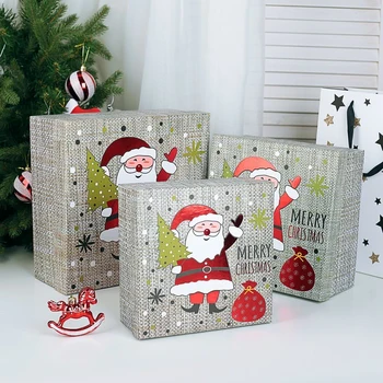 

A set of boxes 3 in 1 "Merry Christmas!", 28 x 28 x 11 - 21 x 21 x 9 cm